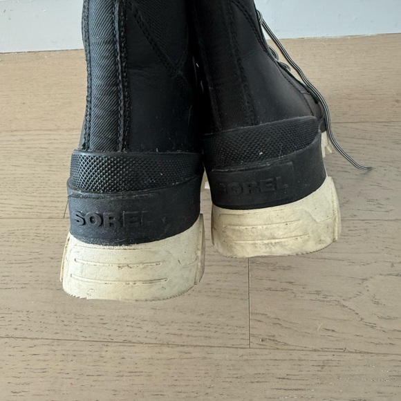 Sorel Brex Lace Booties in Black, Chalk - Picture 8 of 10
